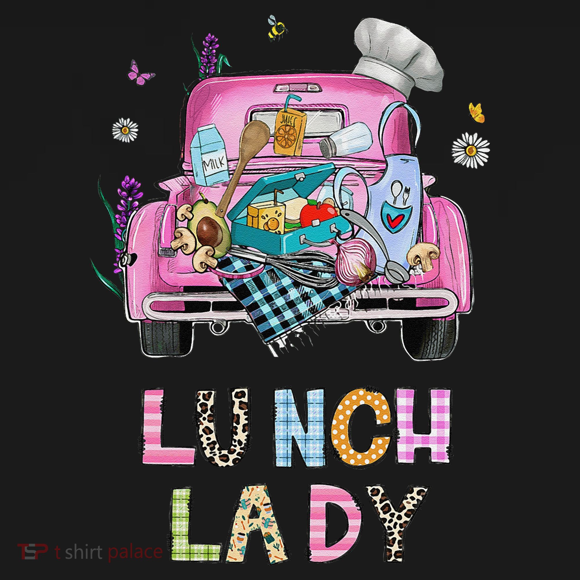 Lunch Lady Cute Truck Lunch Ladies Squad Cafeteria Crew Women's Tank Top