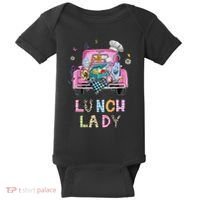 Lunch Lady Cute Truck Lunch Ladies Squad Cafeteria Crew Baby Bodysuit thumb 0