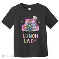 Lunch Lady Cute Truck Lunch Ladies Squad Cafeteria Crew Toddler T-Shirt thumb 0