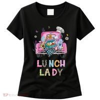 Lunch Lady Cute Truck Lunch Ladies Squad Cafeteria Crew Women's T-Shirt thumb 0