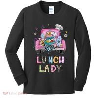 Lunch Lady Cute Truck Lunch Ladies Squad Cafeteria Crew Kids Long Sleeve Shirt thumb 0