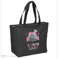 Lunch Lady Cute Truck Lunch Ladies Squad Cafeteria Crew Tote Bag thumb 2