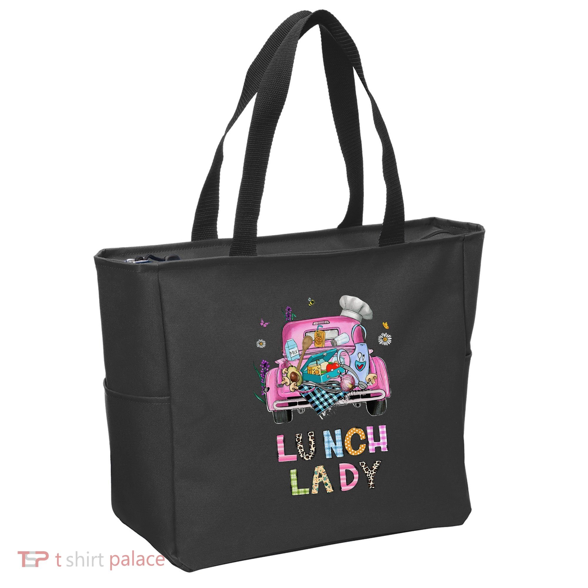 Lunch Lady Cute Truck Lunch Ladies Squad Cafeteria Crew Tote Bag