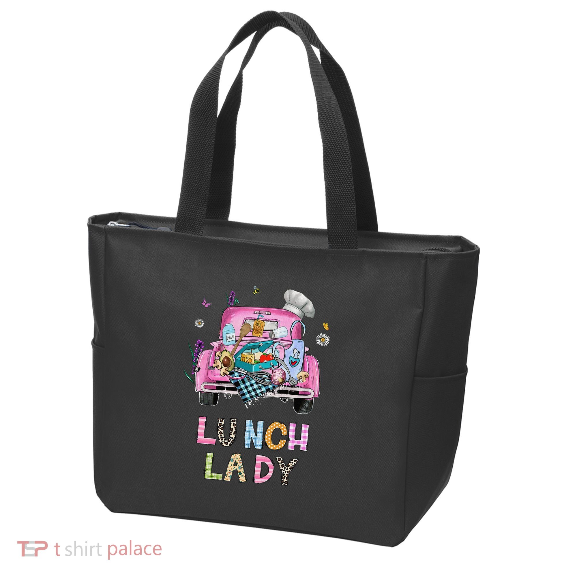 Lunch Lady Cute Truck Lunch Ladies Squad Cafeteria Crew Tote Bag