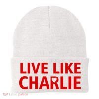 Live Like Charlie Kirk Love Support Beanie thumb 0