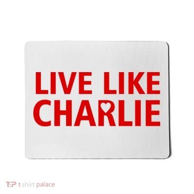 Live Like Charlie Kirk Love Support Mousepad
