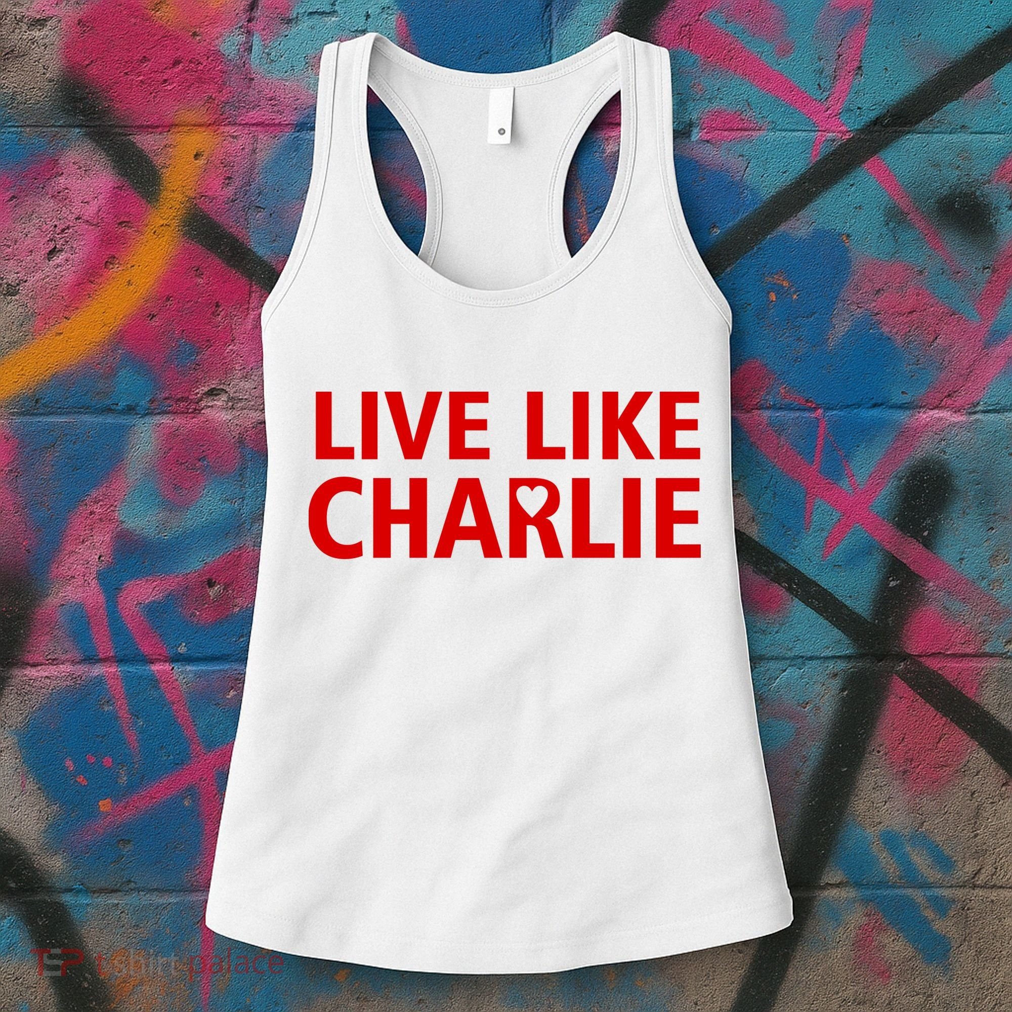 Live Like Charlie Kirk Love Support Women's Tank Top