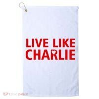 Live Like Charlie Kirk Love Support Golf Towel thumb 0