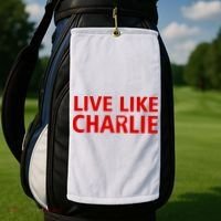 Live Like Charlie Kirk Love Support Golf Towel thumb 2