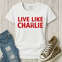 Live Like Charlie Kirk Love Support Women's T-Shirt thumb 3