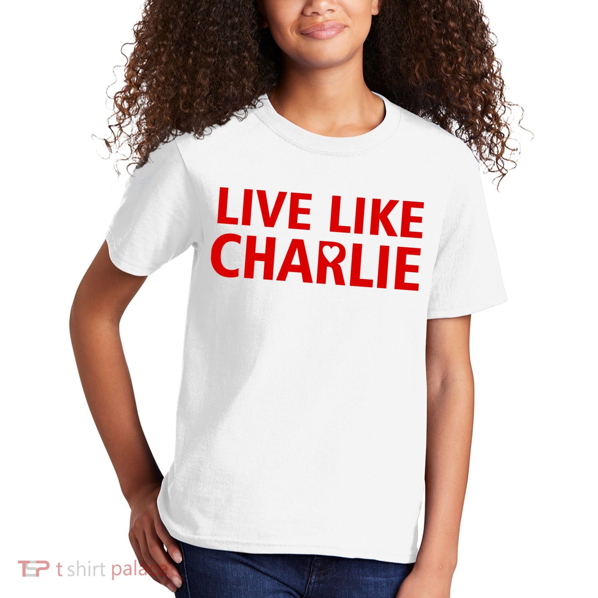 Live Like Charlie Kirk Love Support Kids T-Shirt