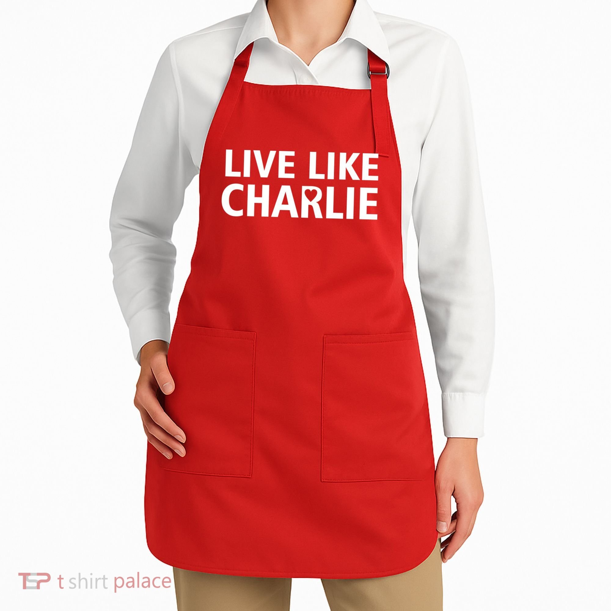 Live Like Charlie Kirk Support Tribute Love Apron