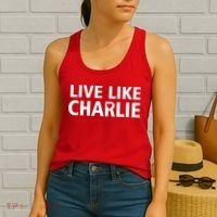 Live Like Charlie Kirk Support Tribute Love Women's Tank Top thumb 2