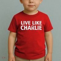 Live Like Charlie Kirk Support Tribute Love Toddler T-Shirt thumb 2