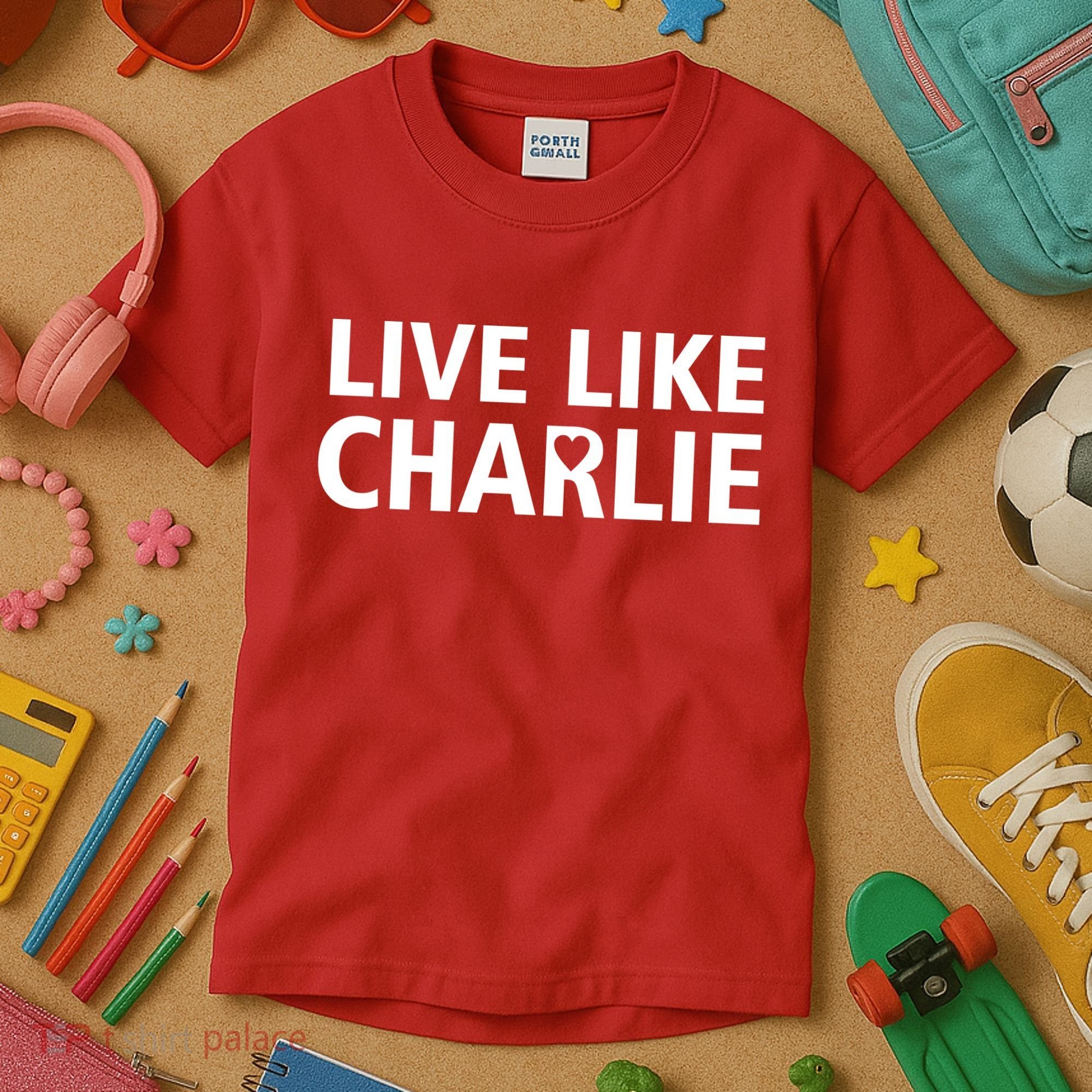 Live Like Charlie Kirk Support Tribute Love Kids T-Shirt