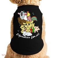 Liberation Ll Cute Farm Animals Vegan Vegetarian Love Gift Doggie Tank thumb 0