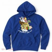 Liberation Ll Cute Farm Animals Vegan Vegetarian Love Gift Hoodie thumb 0