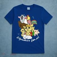 Liberation Ll Cute Farm Animals Vegan Vegetarian Love Gift T-Shirt thumb 5