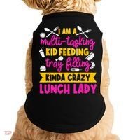 Lunch Lady Cafeteria School Food Service Crew Kitchen Staff Doggie Tank thumb 0