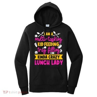 Lunch Lady Cafeteria School Food Service Crew Kitchen Staff Women's Hoodie
