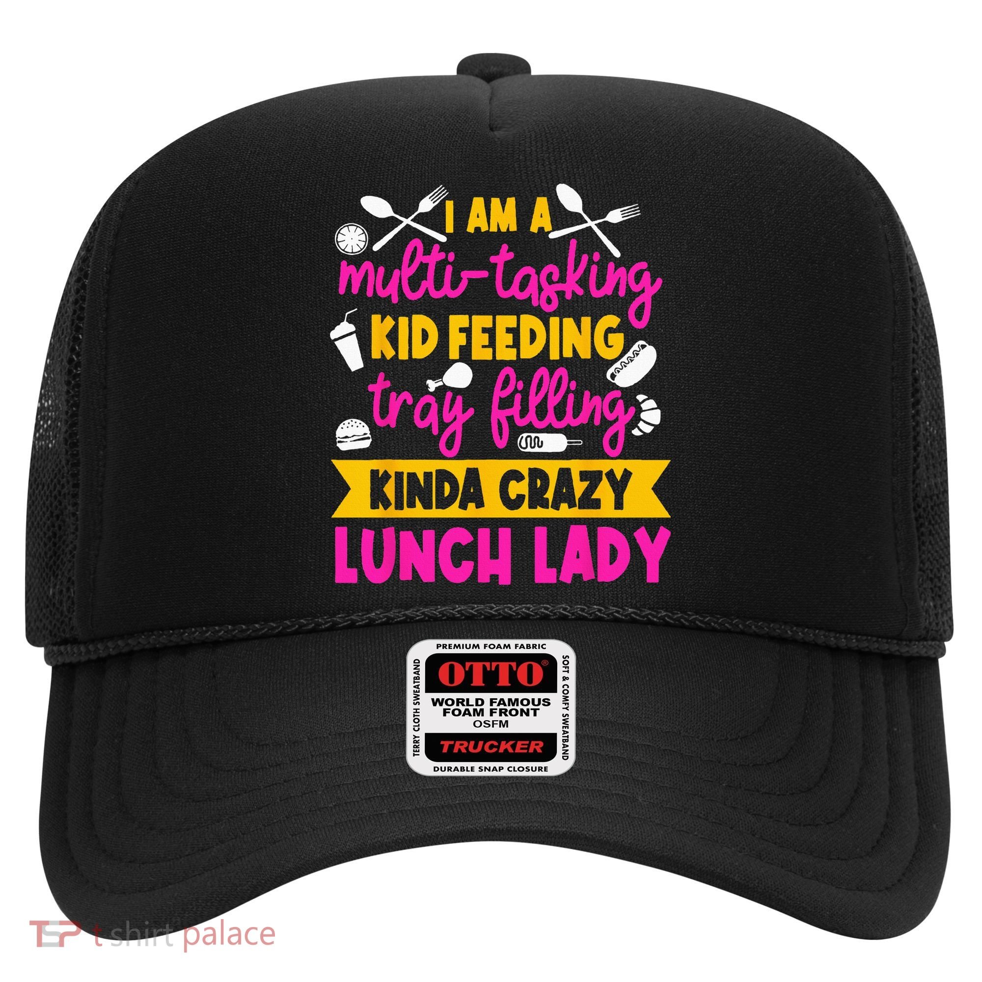 Lunch Lady Cafeteria School Food Service Crew Kitchen Staff Hat