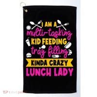 Lunch Lady Cafeteria School Food Service Crew Kitchen Staff Golf Towel thumb 0