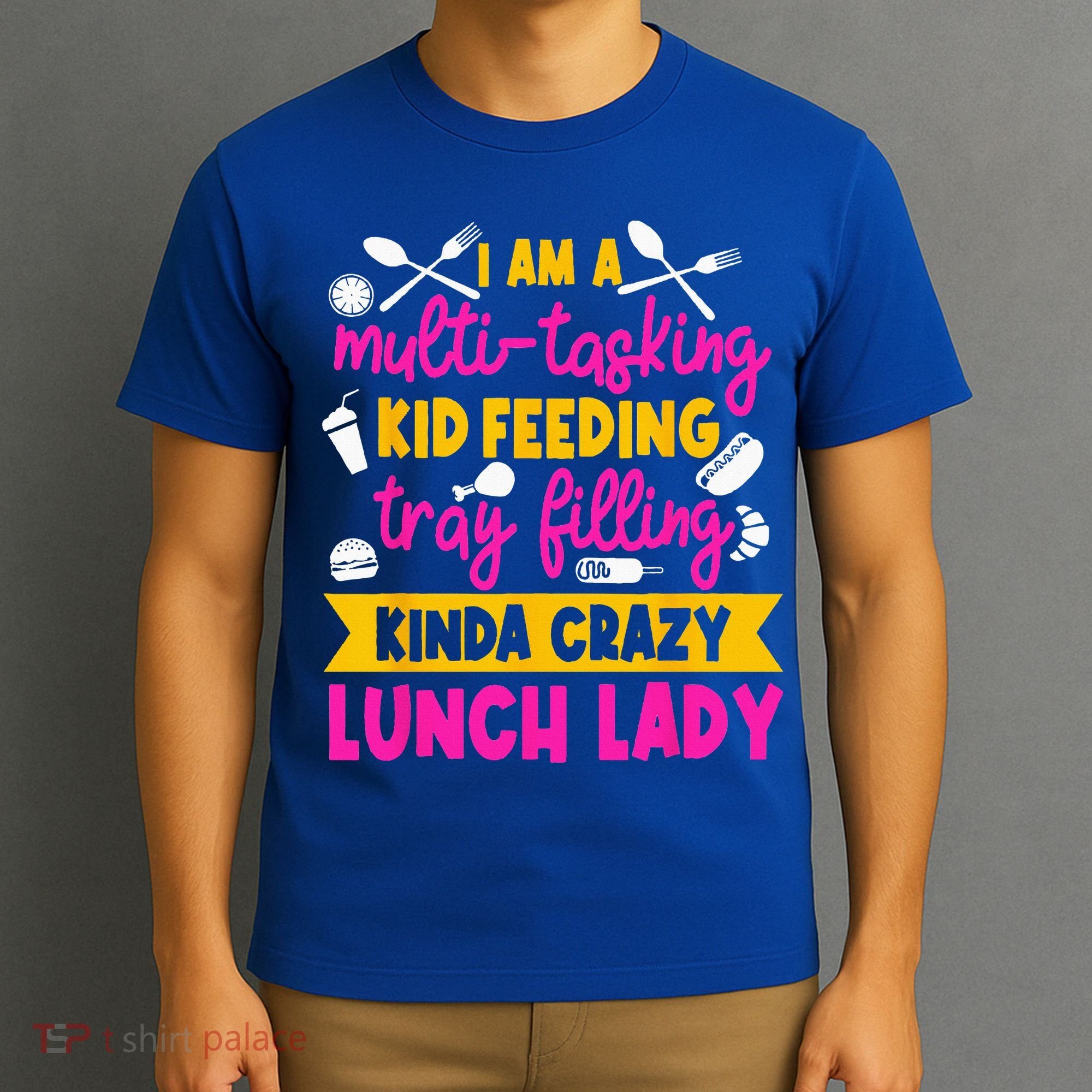 Lunch Lady Cafeteria School Food Service Crew Kitchen Staff T-Shirt