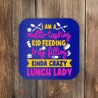 Lunch Lady Cafeteria School Food Service Crew Kitchen Staff Coaster thumb 0