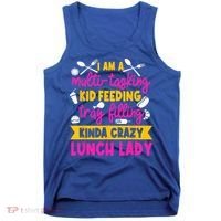 Lunch Lady Cafeteria School Food Service Crew Kitchen Staff Tank Top thumb 0