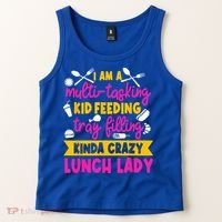 Lunch Lady Cafeteria School Food Service Crew Kitchen Staff Tank Top thumb 2