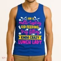 Lunch Lady Cafeteria School Food Service Crew Kitchen Staff Tank Top thumb 3