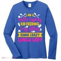Lunch Lady Cafeteria School Food Service Crew Kitchen Staff Women's Long Sleeve Shirt thumb 0