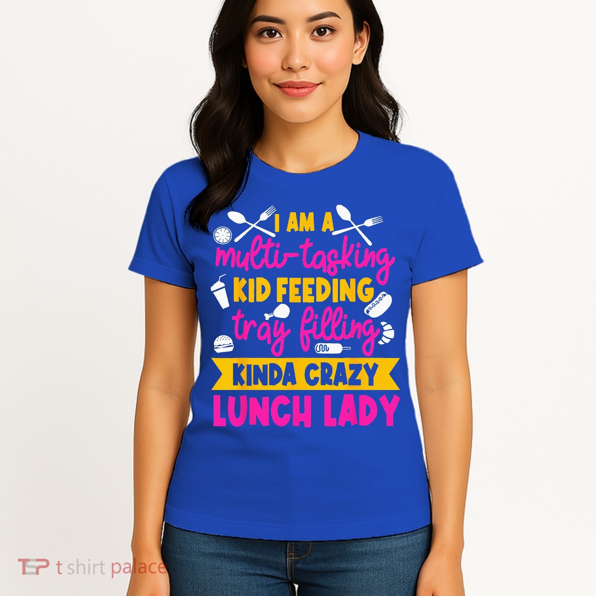 Lunch Lady Cafeteria School Food Service Crew Kitchen Staff Women's T-Shirt