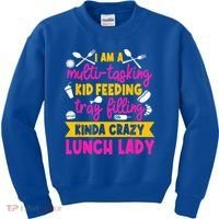 Lunch Lady Cafeteria School Food Service Crew Kitchen Staff Kids Sweatshirt thumb 0