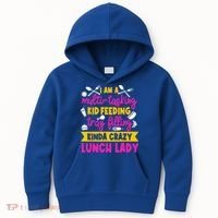 Lunch Lady Cafeteria School Food Service Crew Kitchen Staff Kids Hoodie thumb 0