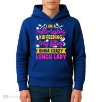 Lunch Lady Cafeteria School Food Service Crew Kitchen Staff Kids Hoodie thumb 4