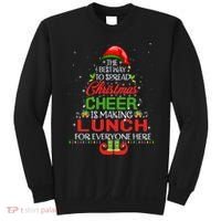 Lunch Lady Christmas Gift Elf Christmas Cheer Xmas Happy Sweatshirt thumb 0
