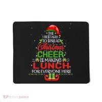 Lunch Lady Christmas Gift Elf Christmas Cheer Xmas Happy Mousepad thumb 0