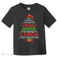 Lunch Lady Christmas Gift Elf Christmas Cheer Xmas Happy Toddler T-Shirt thumb 0