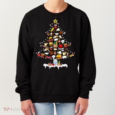 Lunch Lady Christmas Tree Merry Christmas Cafeteria Crew Women's Sweatshirt