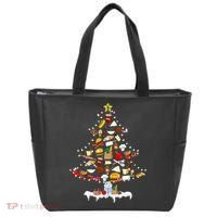 Lunch Lady Christmas Tree Merry Christmas Cafeteria Crew Tote Bag thumb 0
