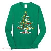 Lunch Lady Christmas Tree Merry Christmas Cafeteria Crew Long Sleeve Shirt thumb 0