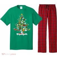 Lunch Lady Christmas Tree Merry Christmas Cafeteria Crew Pajama Set thumb 0