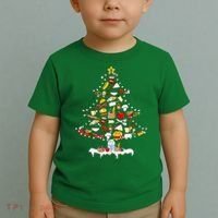 Lunch Lady Christmas Tree Merry Christmas Cafeteria Crew Toddler T-Shirt thumb 2