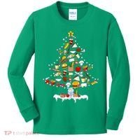 Lunch Lady Christmas Tree Merry Christmas Cafeteria Crew Kids Long Sleeve Shirt thumb 0
