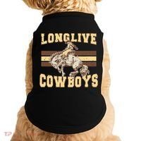 Long Live Cowboys Western Doggie Tank thumb 0