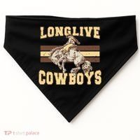 Long Live Cowboys Western USA-Made Doggie Bandana thumb 0