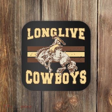 Long Live Cowboys Western Coaster
