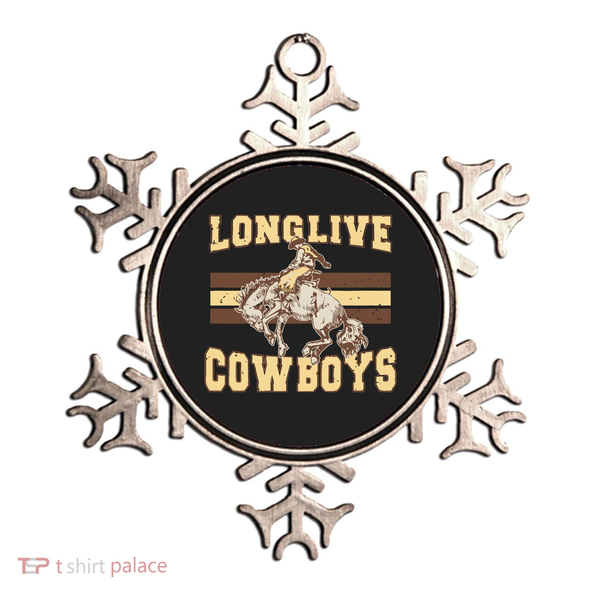 Long Live Cowboys Western Ornament