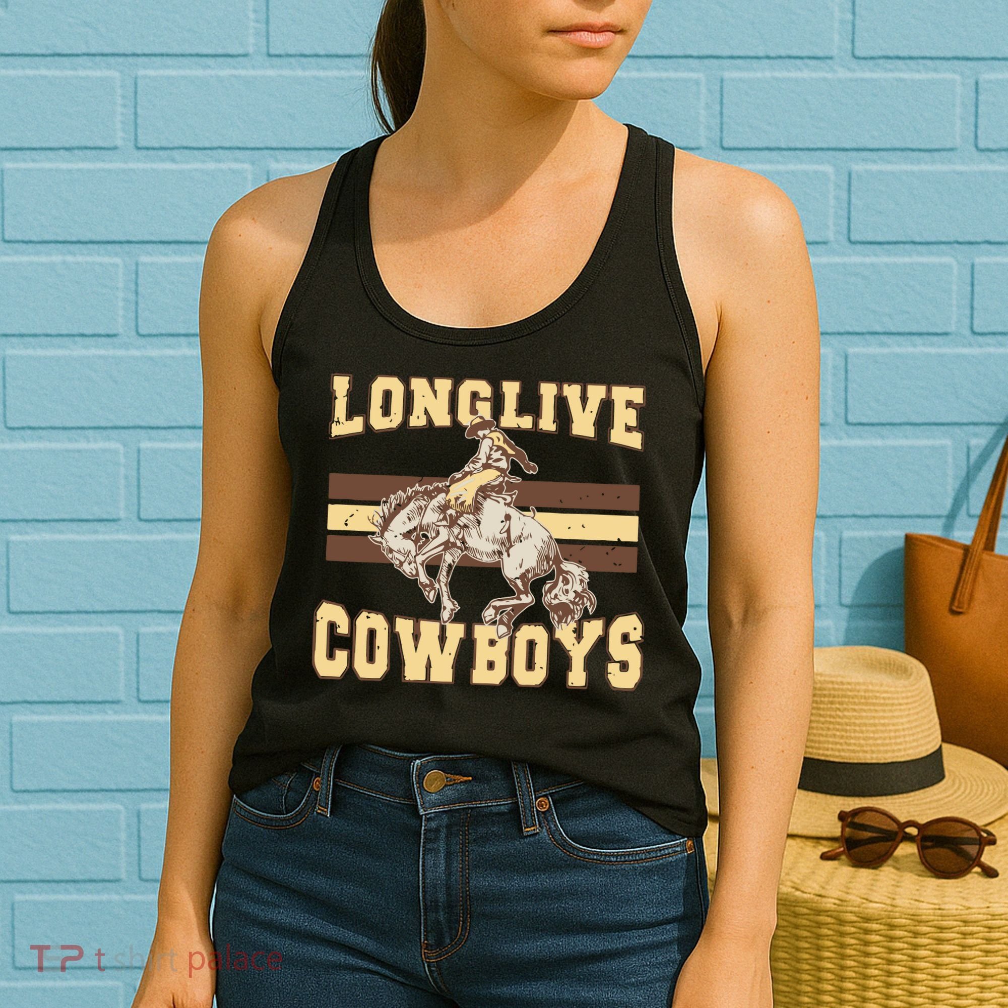 Long Live Cowboys Western Women's Tank Top